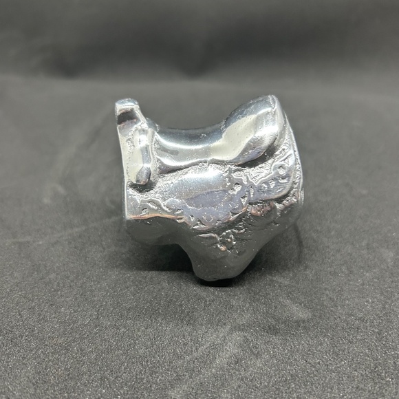 Arthur Court Designs aluminum western cowboy napkin rings set of 4 - Picture 6 of 16